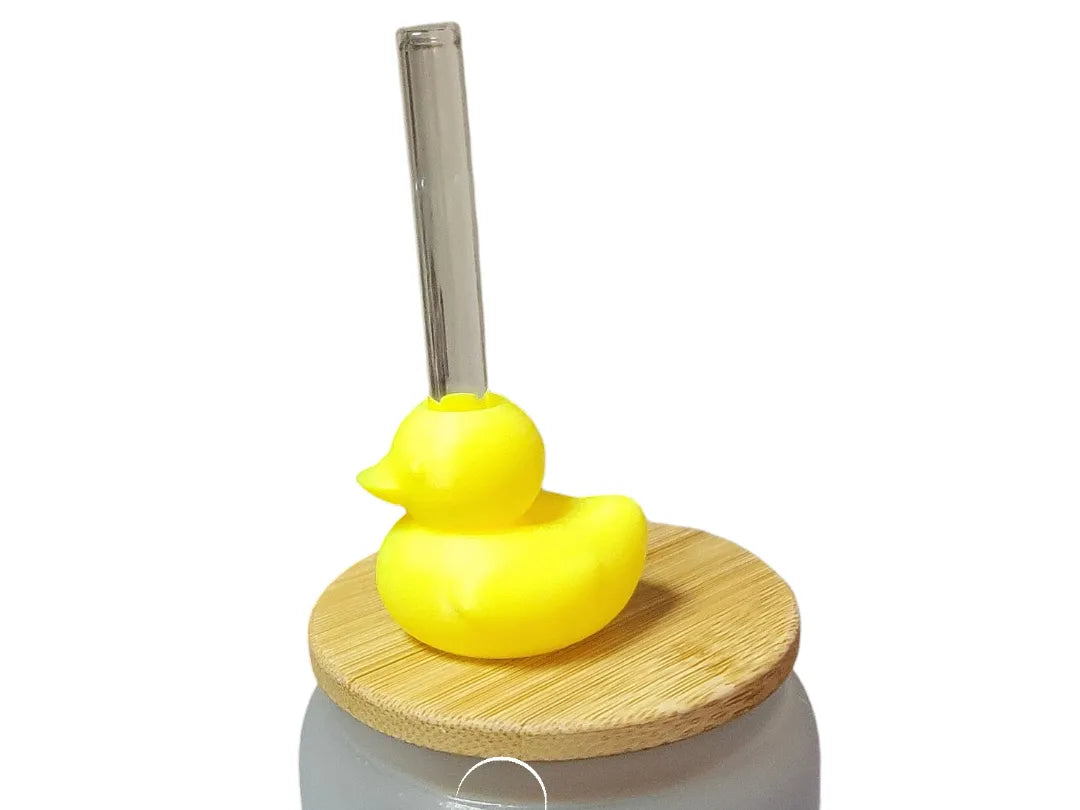 Embout de paille Canard en Caoutchouc - Convient aux pailles Stanley - Bébé Print
