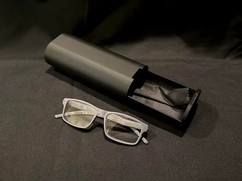 Étui rigide magnétique robuste pour lunettes - Fermeture magnétique - Bijoux Print
