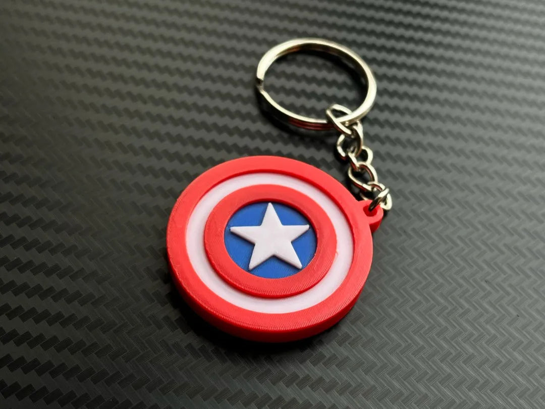 Porte-clés Captain America - Geek Print