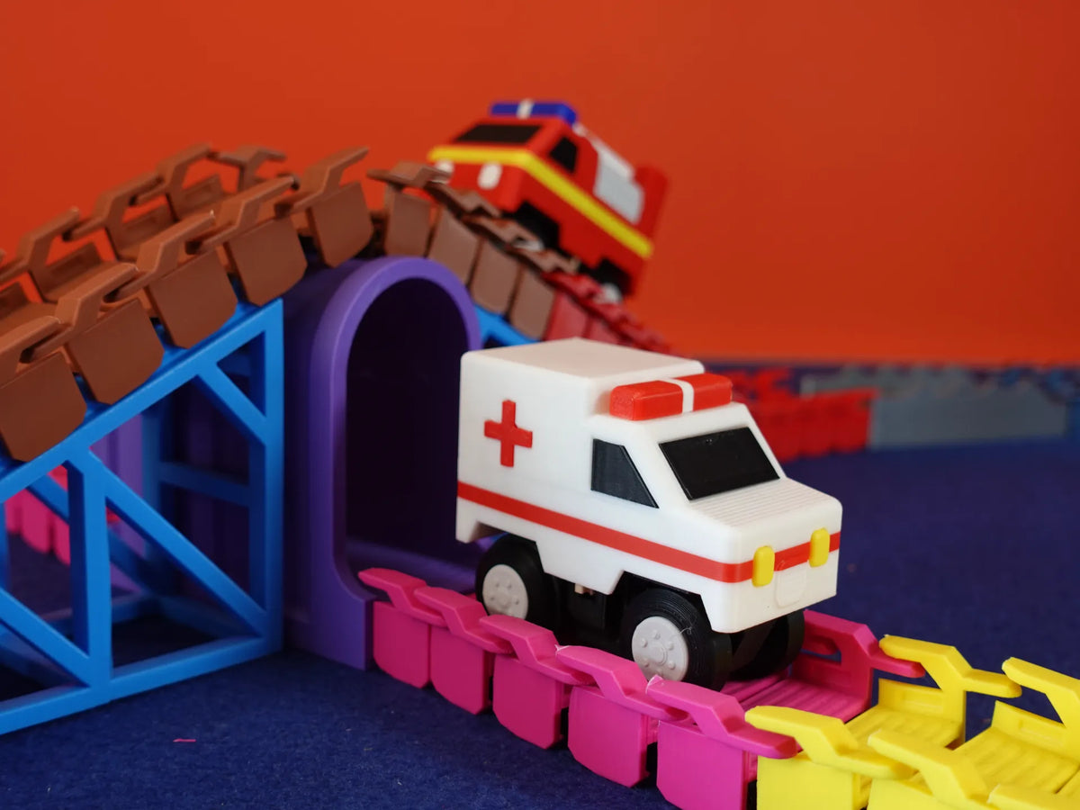 SnapaTrack - Le circuit et les camions à emboîtement - Maquette Print