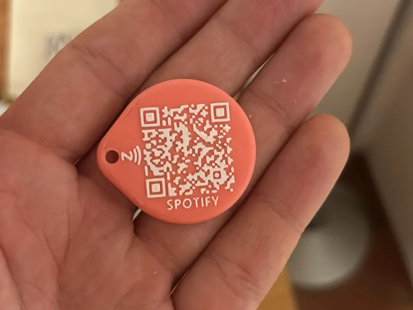 Porte-clés NFC - QR - Code Spotify - NFC Print