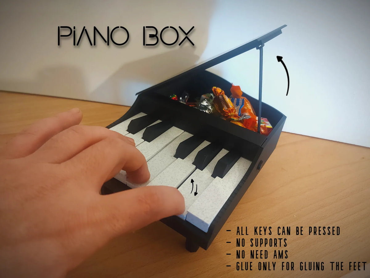 Boîte à piano + mouvement des touches - Music Print