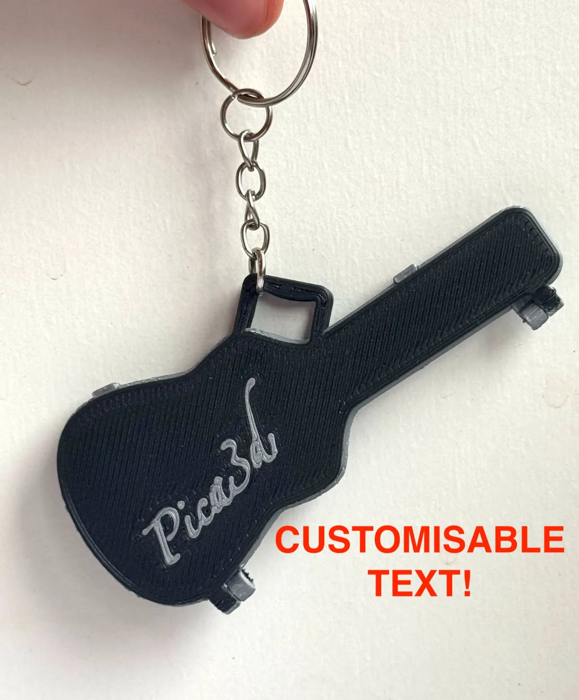 Étui à médiator pour guitare - Porte-clés - Music Print