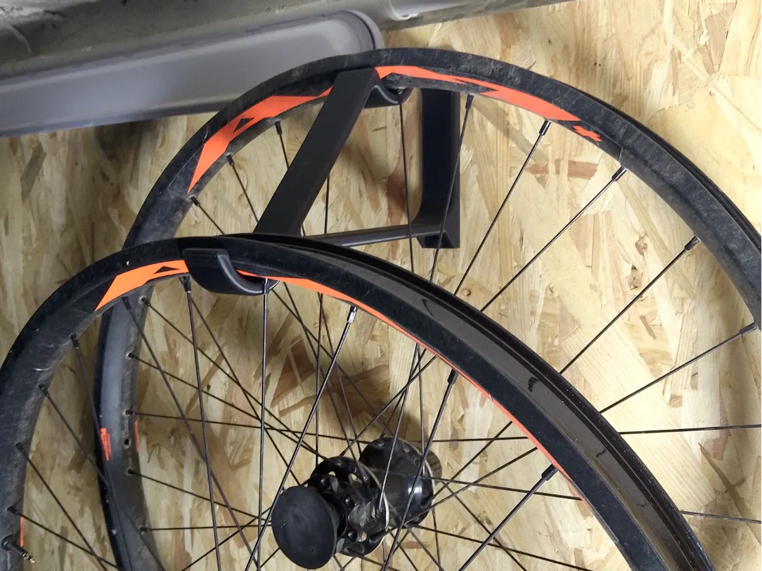 Support mural de roue de vélo / vélo / VTT - Vélo Print