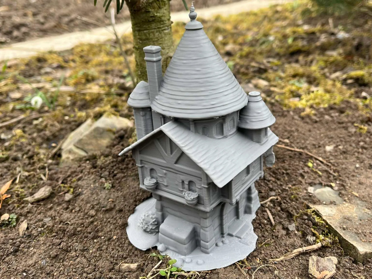 Maison de conte de fée fantastique - Maquette Print