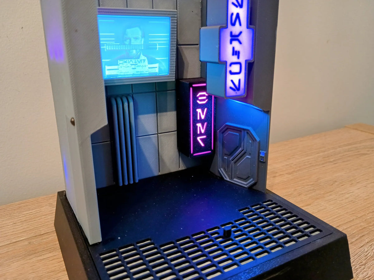 Diorama Funko Pop – Affichage LED Cyberpunk Star Wars - Tech Print
