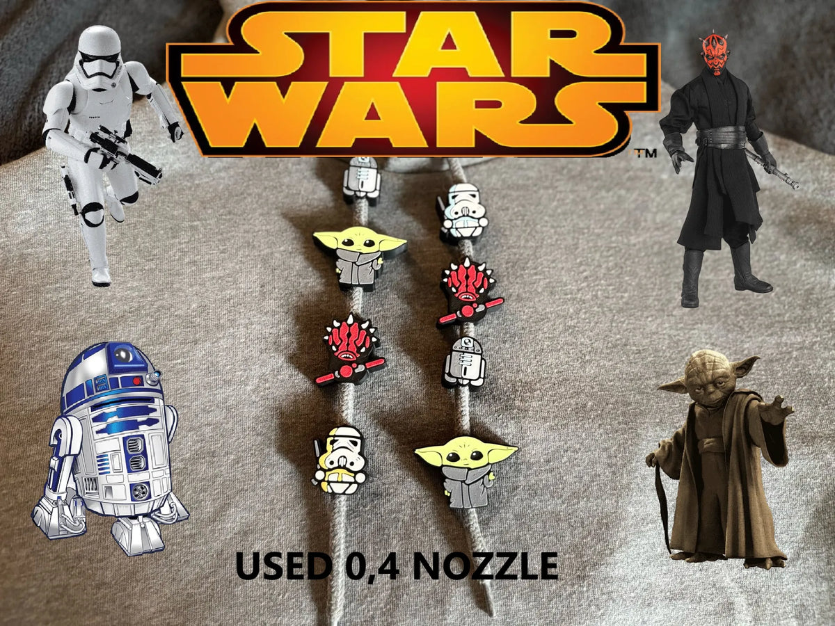 Ensemble de perles pour cordon de sweat à capuche Star Wars - Geek Print