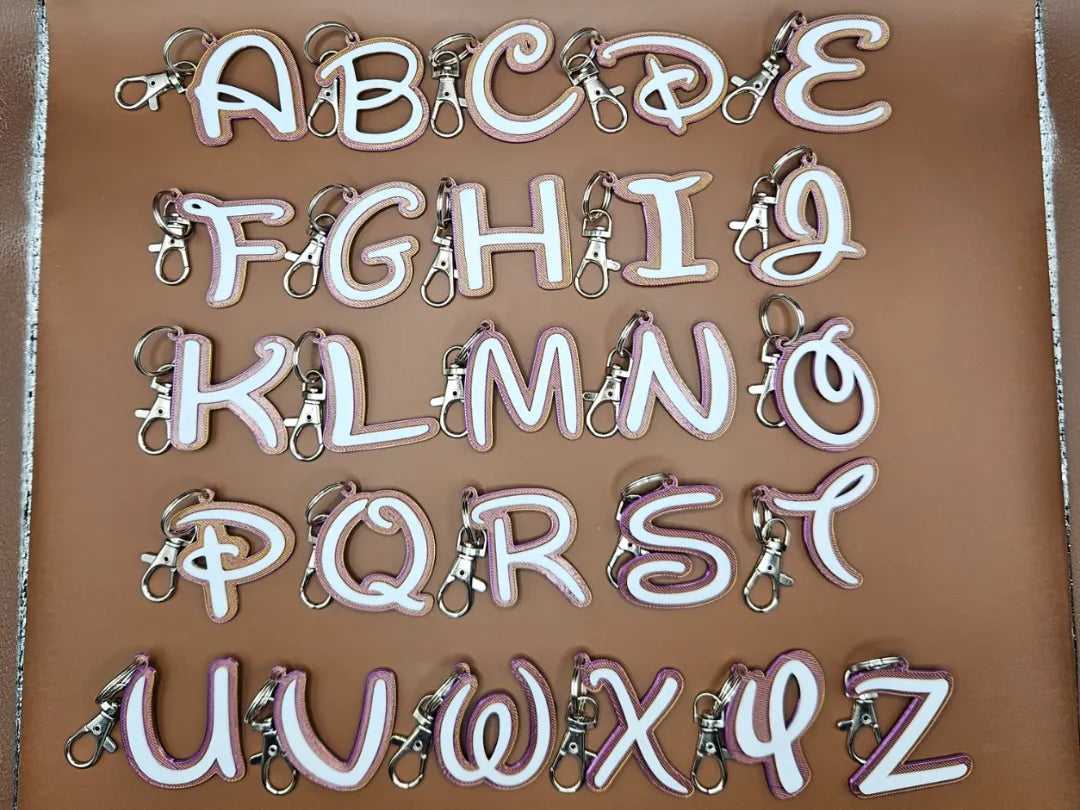 Porte-clés alphabet style Disney - Art Print