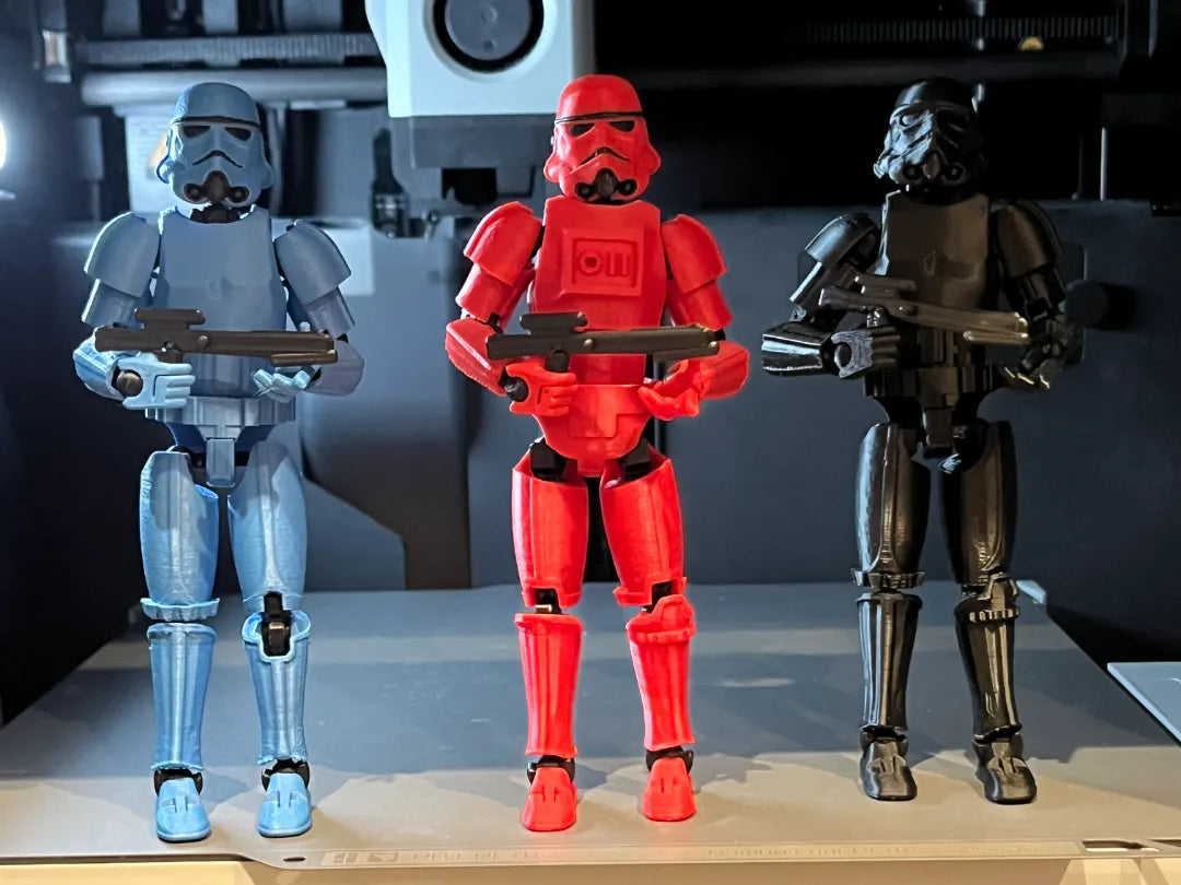 Stormtrooper factice 13 sur carte de kit - Geek Print