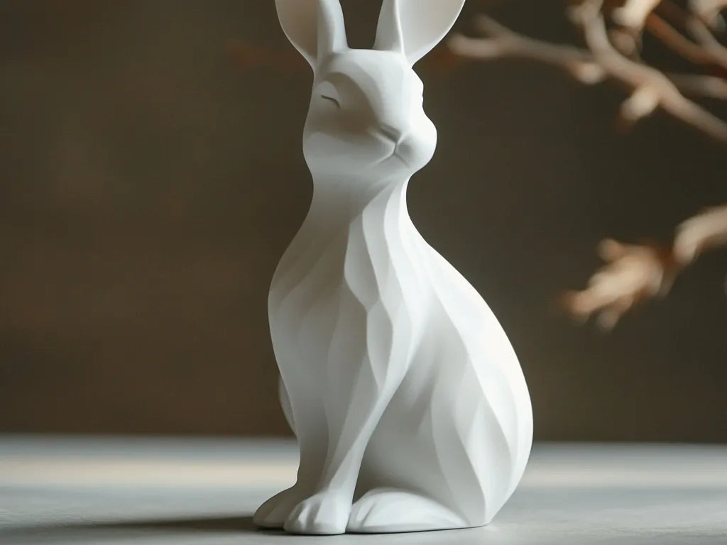 Figurines de Lapin de Pâques – Décoration de fête adorable - Figurine Print
