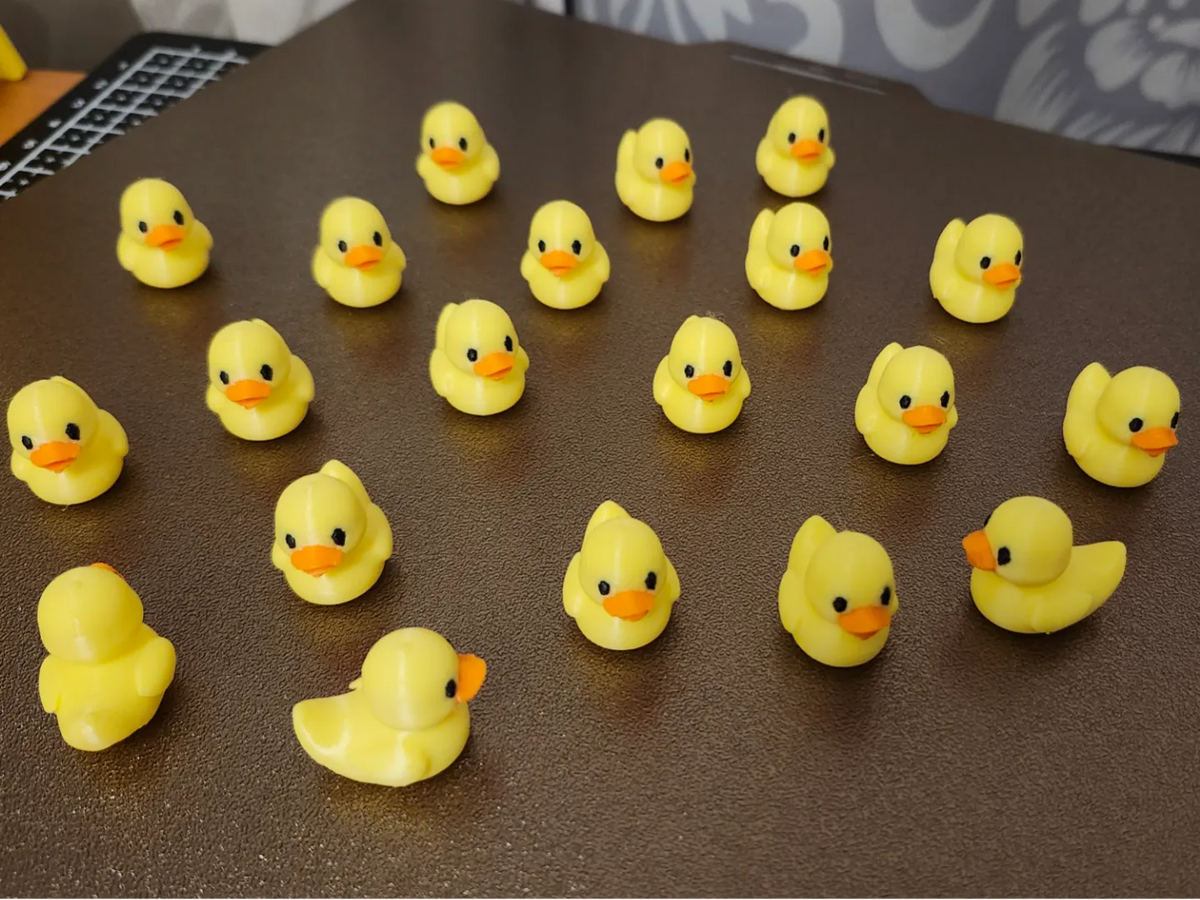 Mini canard - Figurine Print