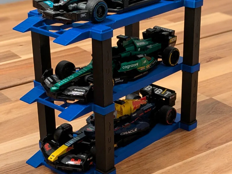 Support pour 3 voitures Speed Champions F1 compatible - Auto Print