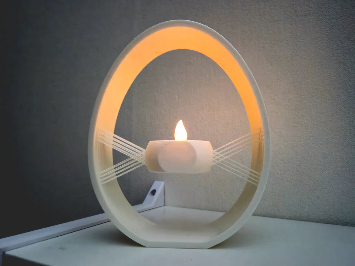 Suspension LED Bougie Oeuf - Cadeau Print