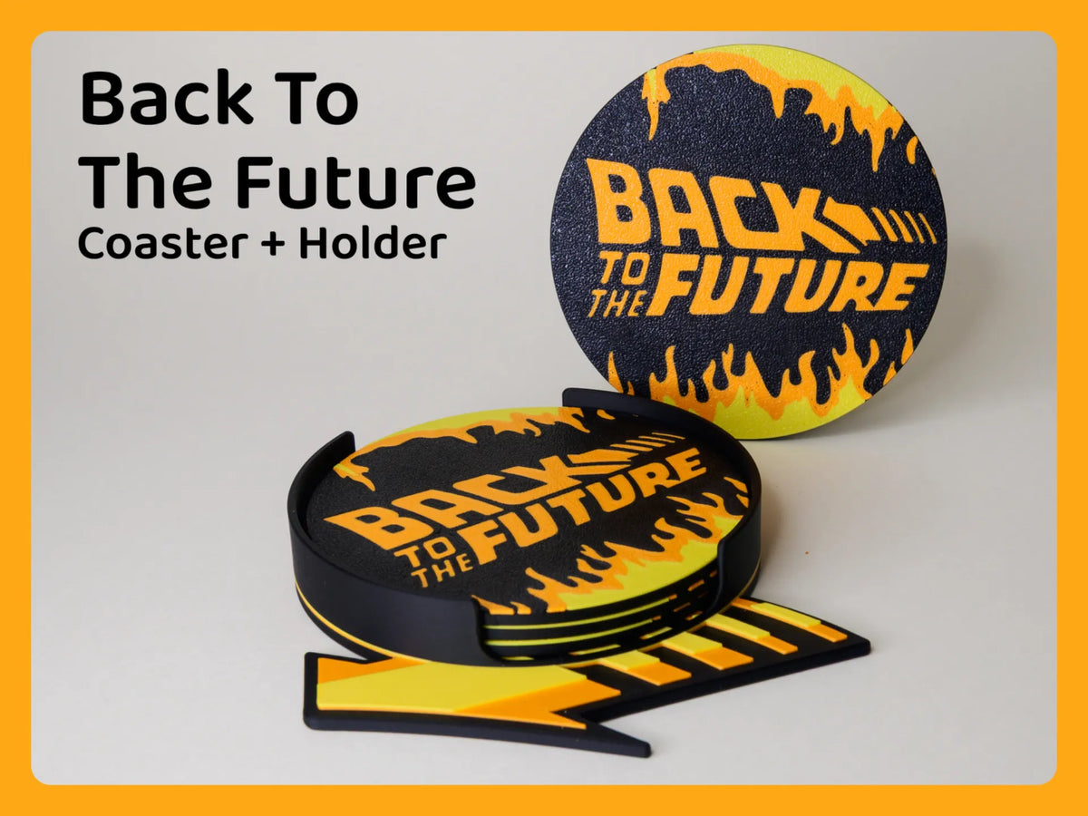 Sous-verres "Retour vers le Futur" - Geek Print
