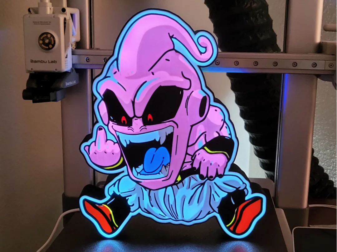 Kid Buu – Écran LED - Tech Print