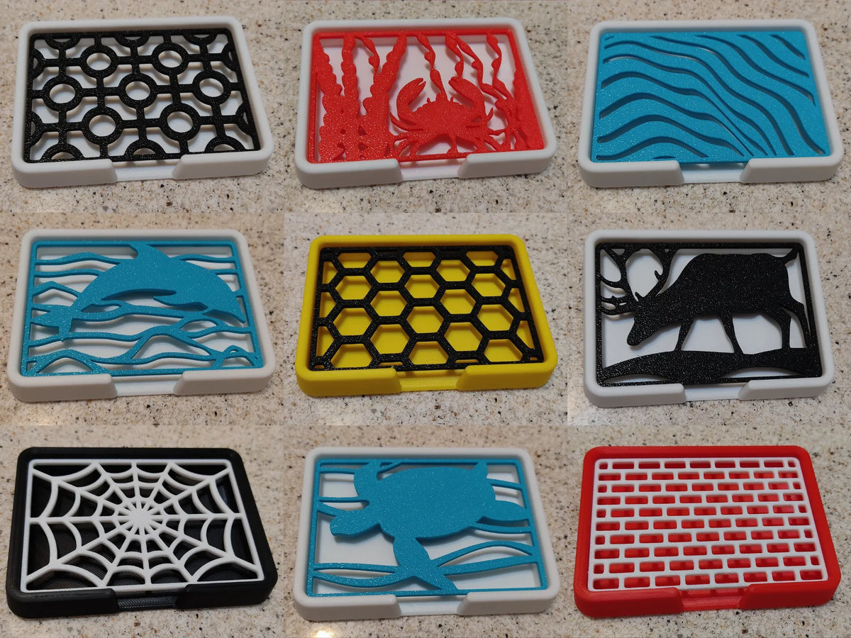 Porte-savon modulaire, nettoyage facile, inserts remplaçables - Beauté Print