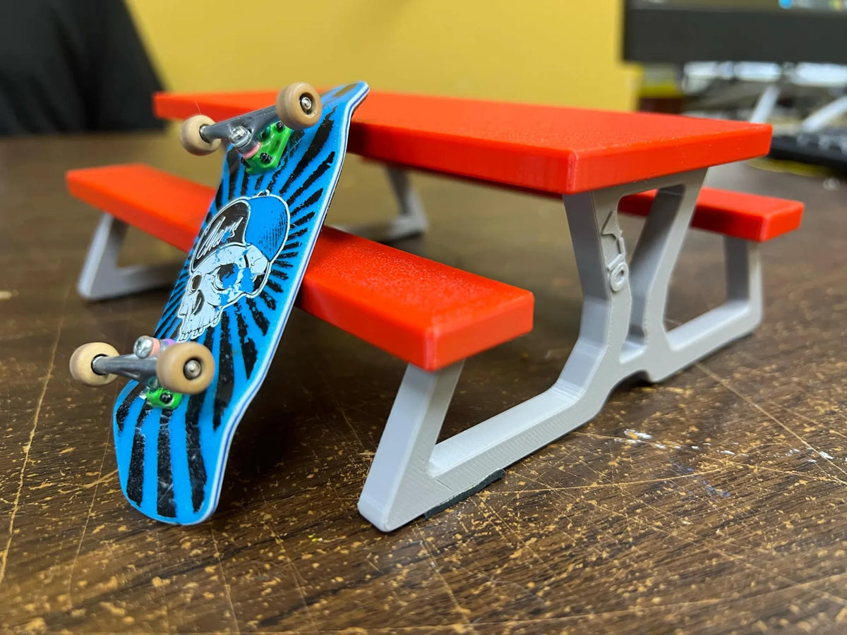 Obstacles de Fingerboard Modulaires - Table de Pique-nique - Vélo Print