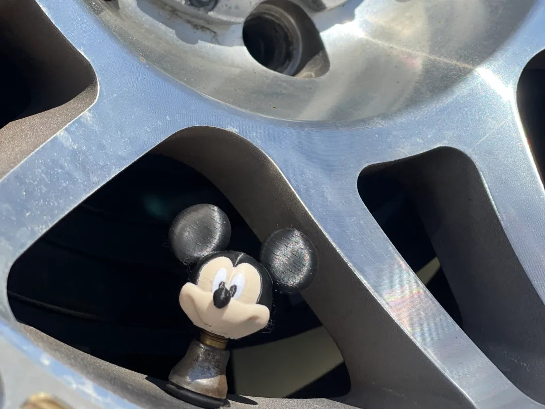 Cache-poussières de valve : Mickey Mouse ! Voiture et moto - Auto Print