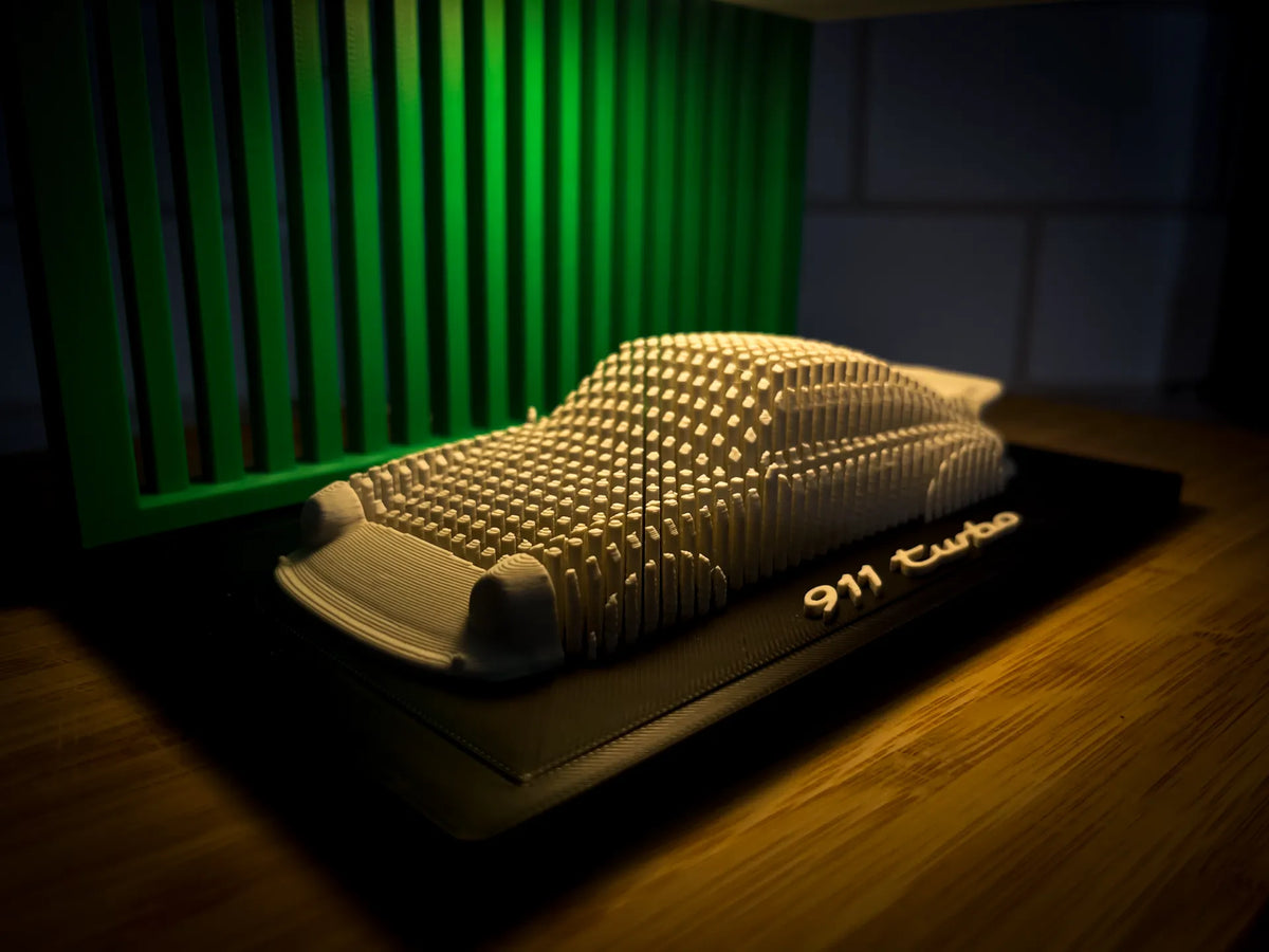 Porsche 911 Turbo - Art automobile en couches - Auto Print