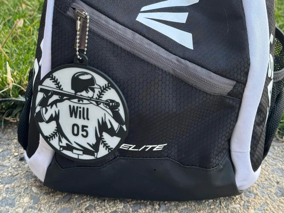 Étiquette de sac de baseball personnalisable - Cadeau Print