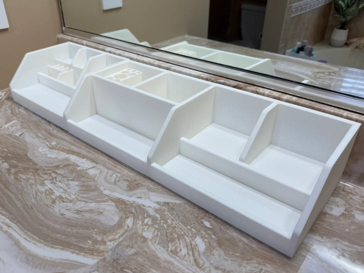 Organiseur modulaire pour salle de bain/maquillage/articles de toilette - Beauté Print