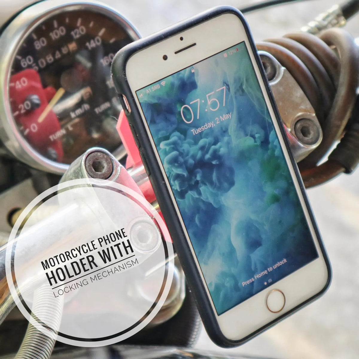 Support de téléphone pour moto - Vélo Print