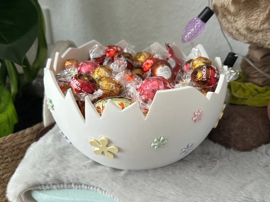 Simple coupe à œufs en coquille d'œuf bonbonnière de Pâques - Fêtes Print