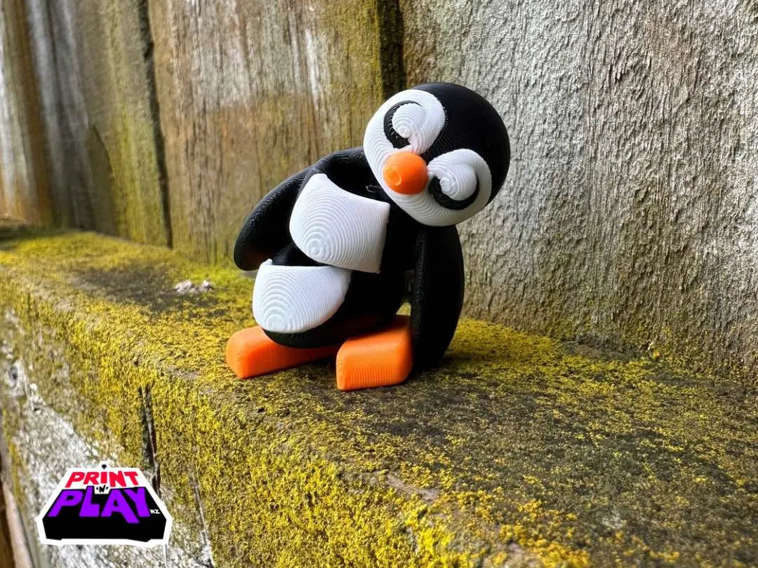 Adorable Manchot Articulé (Mini) - Geek Print
