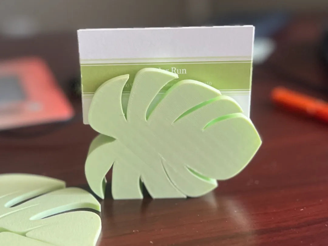 Porte-cartes de visite feuille de Monstera - NFC Print