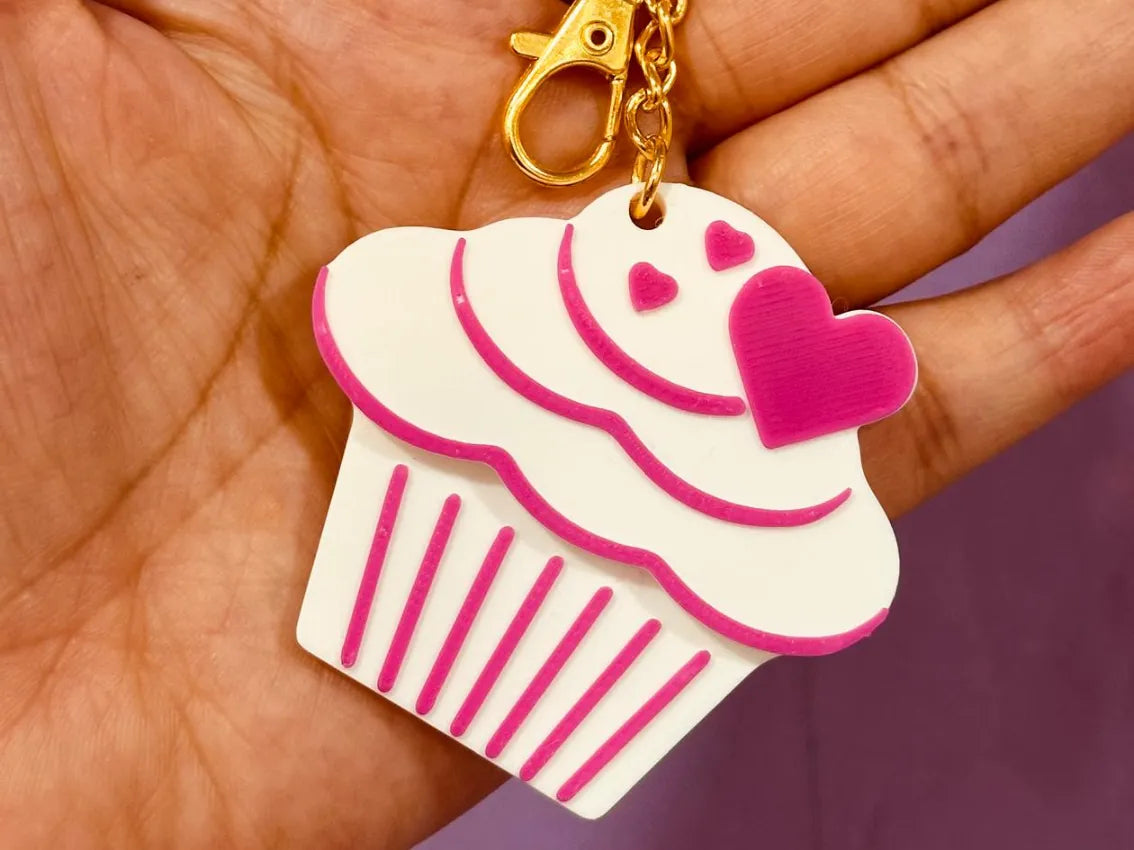 Porte-clés cupcake NFC - NFC Print