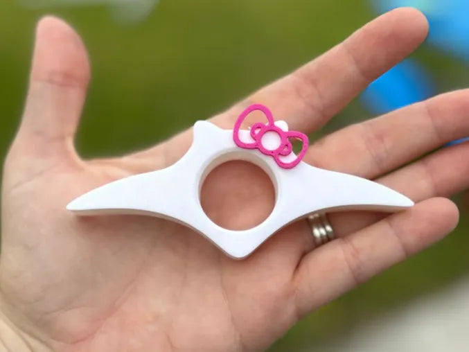 Oreilles de Hello Kitty avec support de page de livre à nœud - Music Print