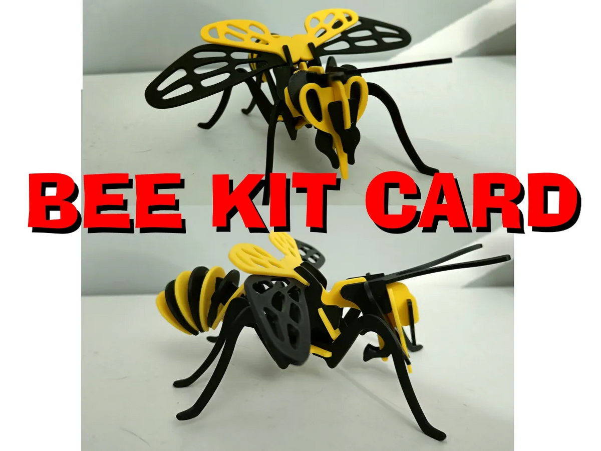 Carte Kit Abeille 20cm - Maquette Print