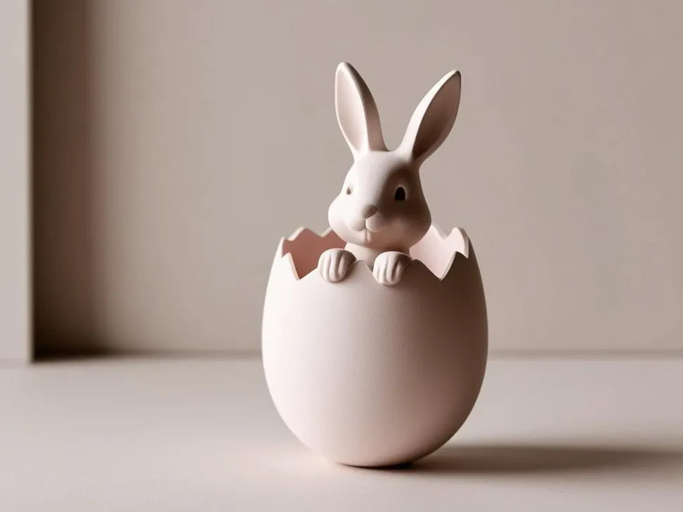 Lapin dans une coquille d'œuf - Fêtes Print