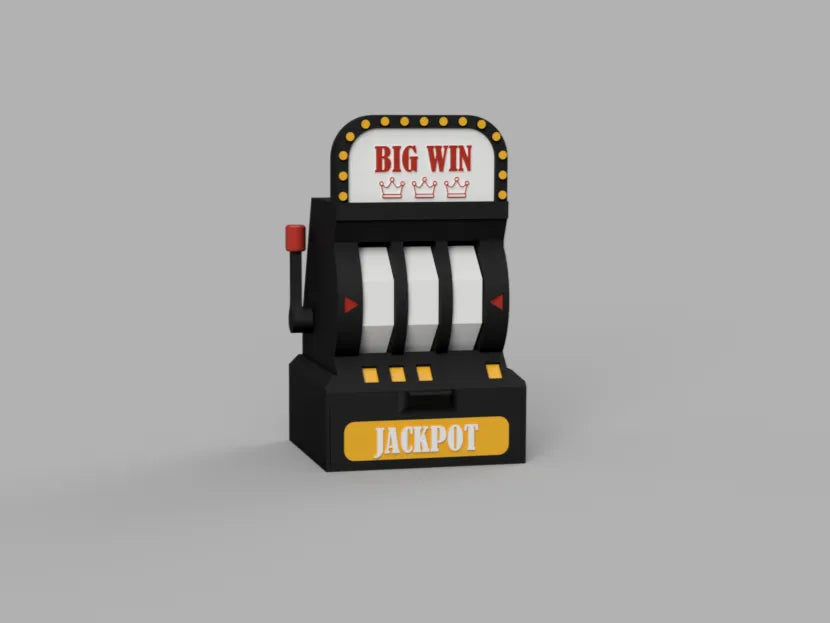 Machine à sous tournante - Art Print