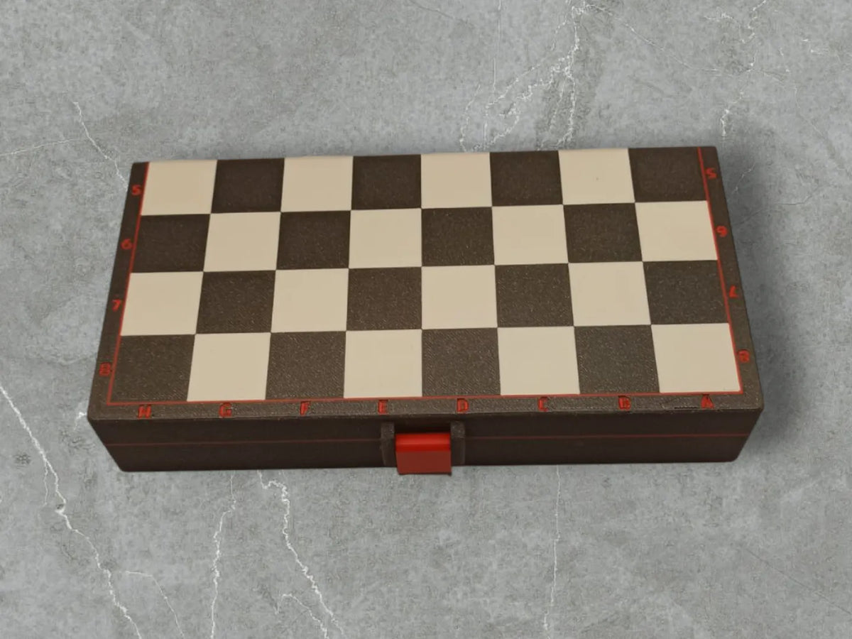 Échiquier dans un coffret compact - Jeux Print