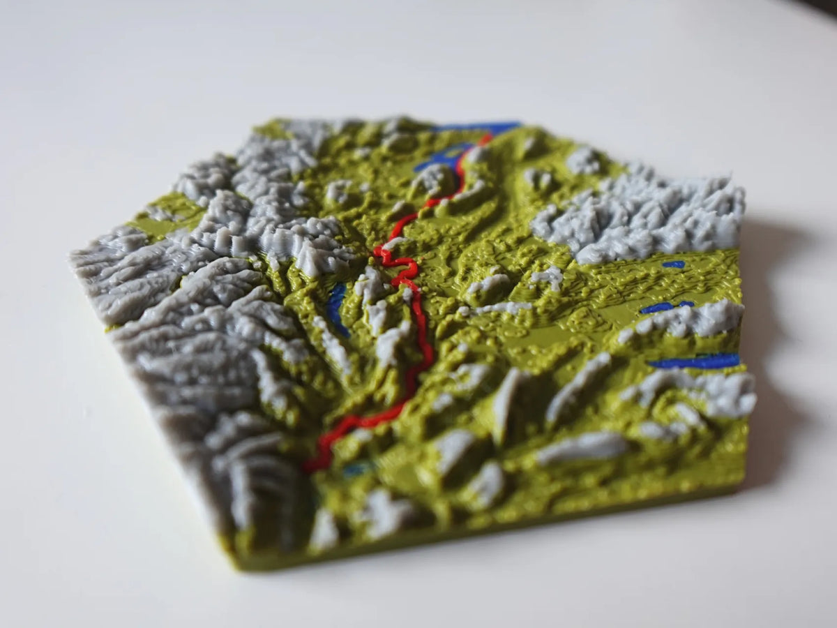 Générateur de cartes de randonnée et de cyclisme – TrailPrint3D - Voyage Print