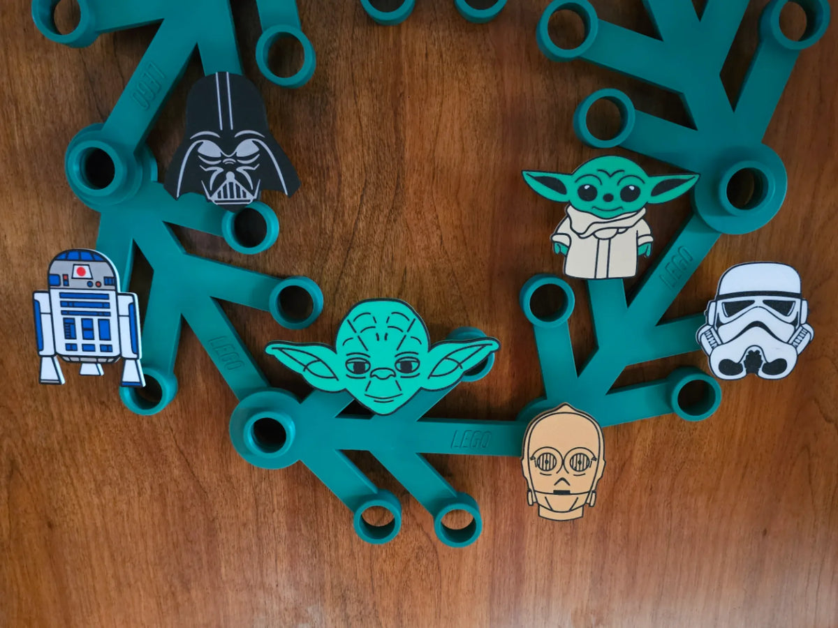 Ornements Star Wars pour couronne de briques - Geek Print