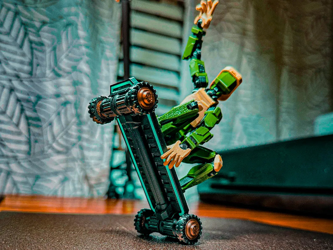 Mini Skateboard pour Dummy 13 ou figurine/poupée articulée - Figurine Print