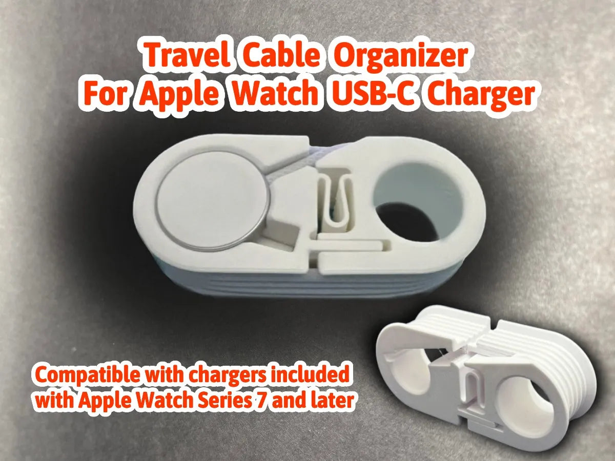 Organisateur de câbles de charge USB-C pour Apple Watch - Tech Print