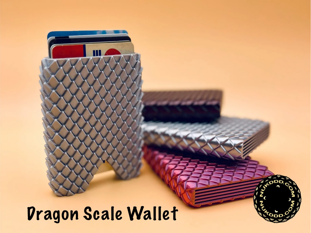 Portefeuille Dragon Scale - Voyage Print
