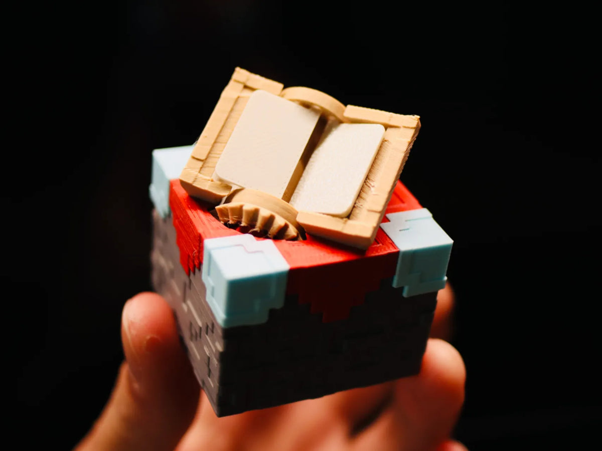 Pupitre d'enchantement à pages tournantes Leng (Série de blocs Minecraft) - Geek Print