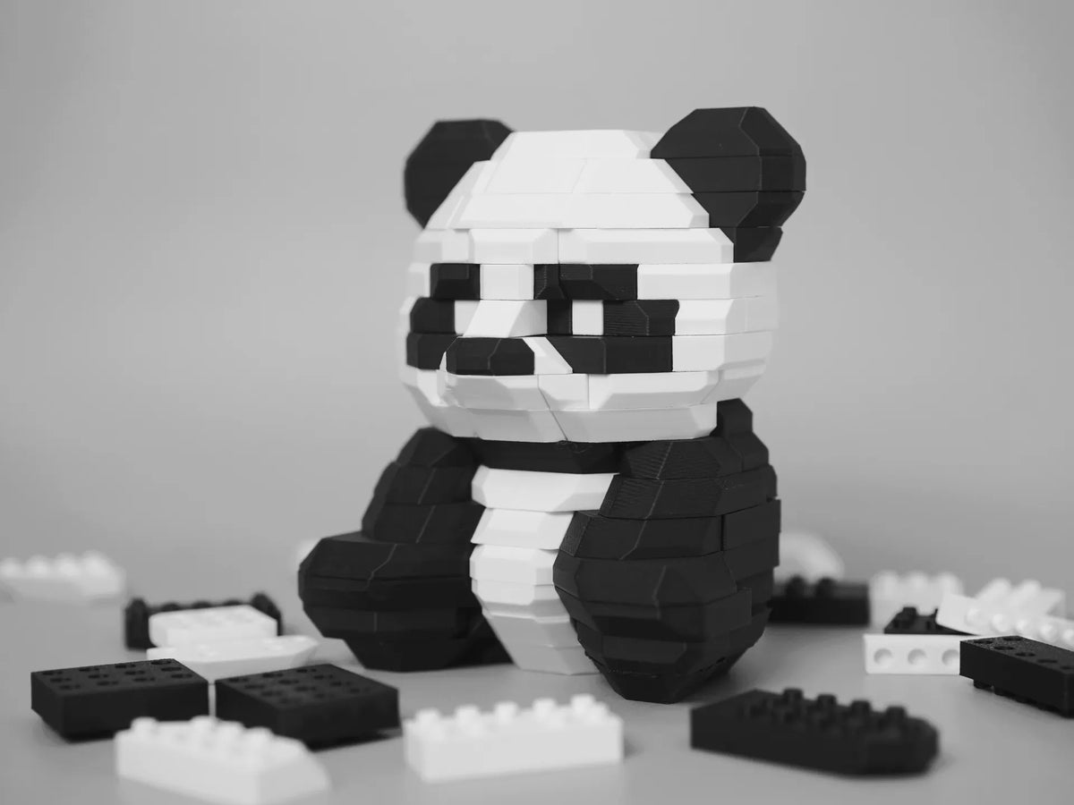 Blocs de construction panda - Bébé Print