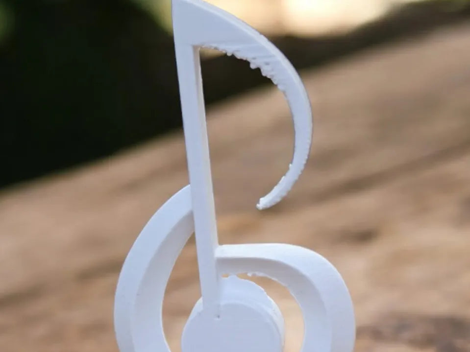 Sculpture 3D de note musicale - Music Print