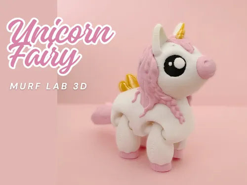 Fée Licorne - Figurine Print