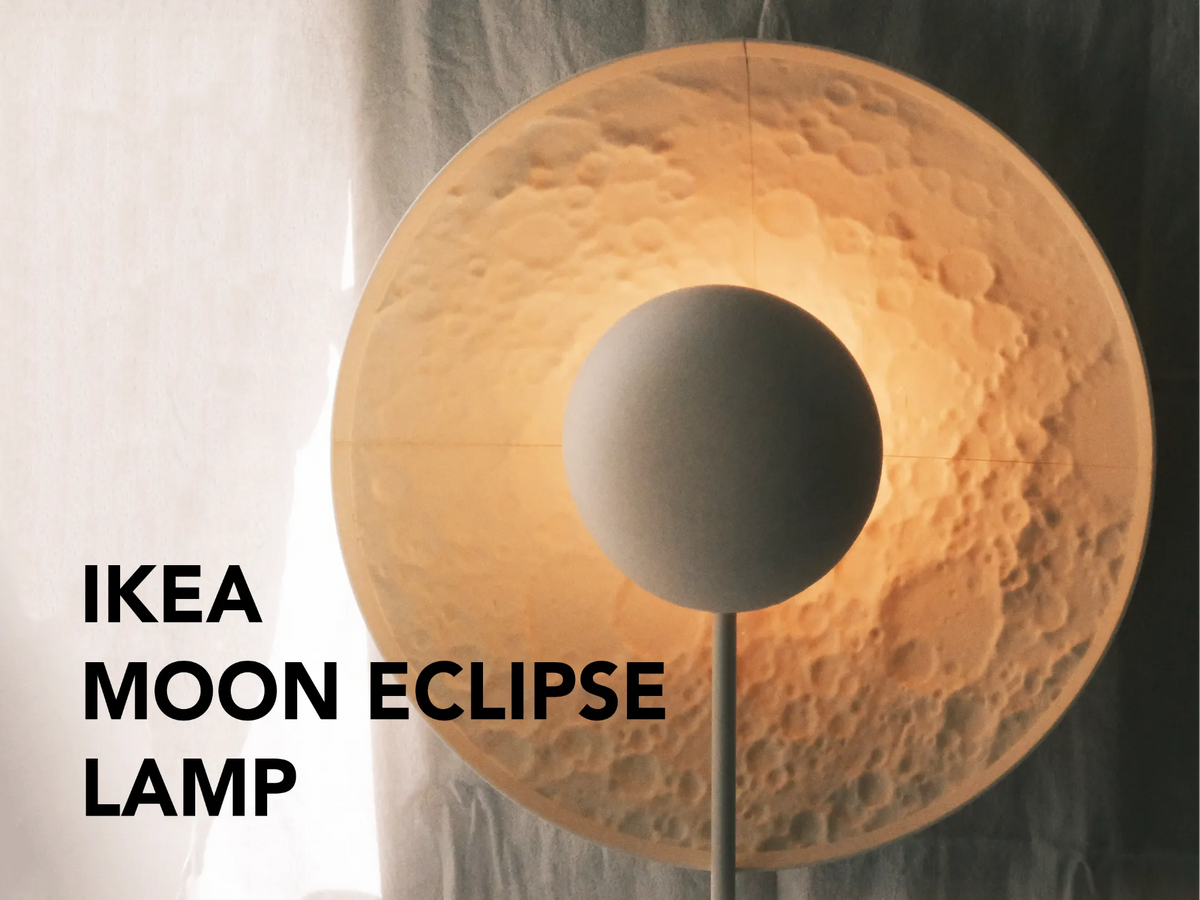 IKEA - Lampe éclipse lunaire (sur base Stråla) - Lumière Print