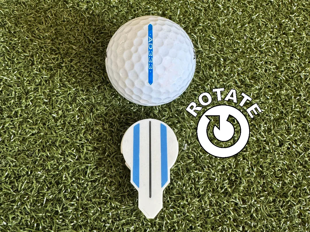Marqueur de balle de golf alignable - Sport Print