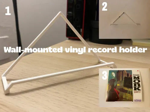 Support mural pour disques vinyles – modèle 5 - Music Print