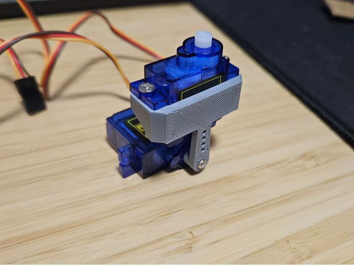 Support double servo SG90 - Mécanique Print