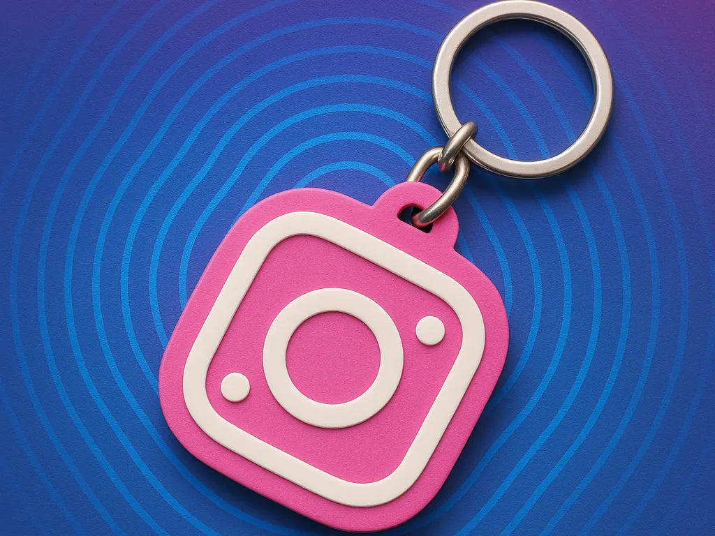 Porte-clés NFC inspiré d'Instagram - NFC Print