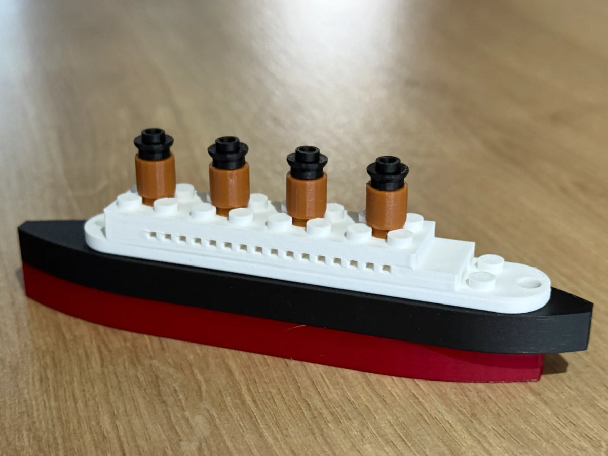 Titanic miniature inspiré des briques - Maquette Print